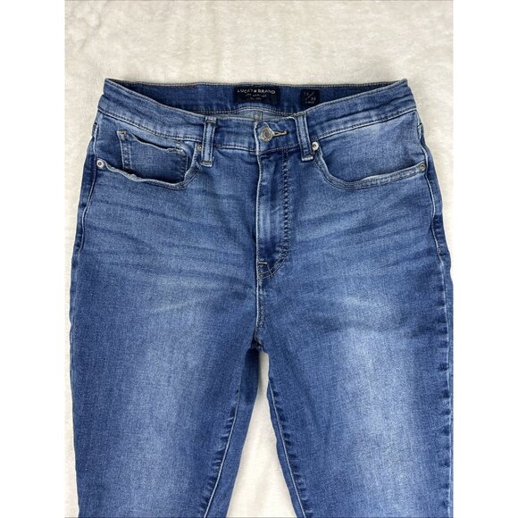 Women’s Lucky Brand Los Angeles High Rise Skinny Bridgette Jeans 10/30 Ankle - Picture 2 of 9